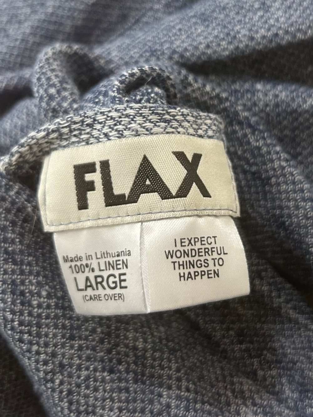 Vintage FLAX 100% Linen Reversible Lagenlook Maxi Skirt L